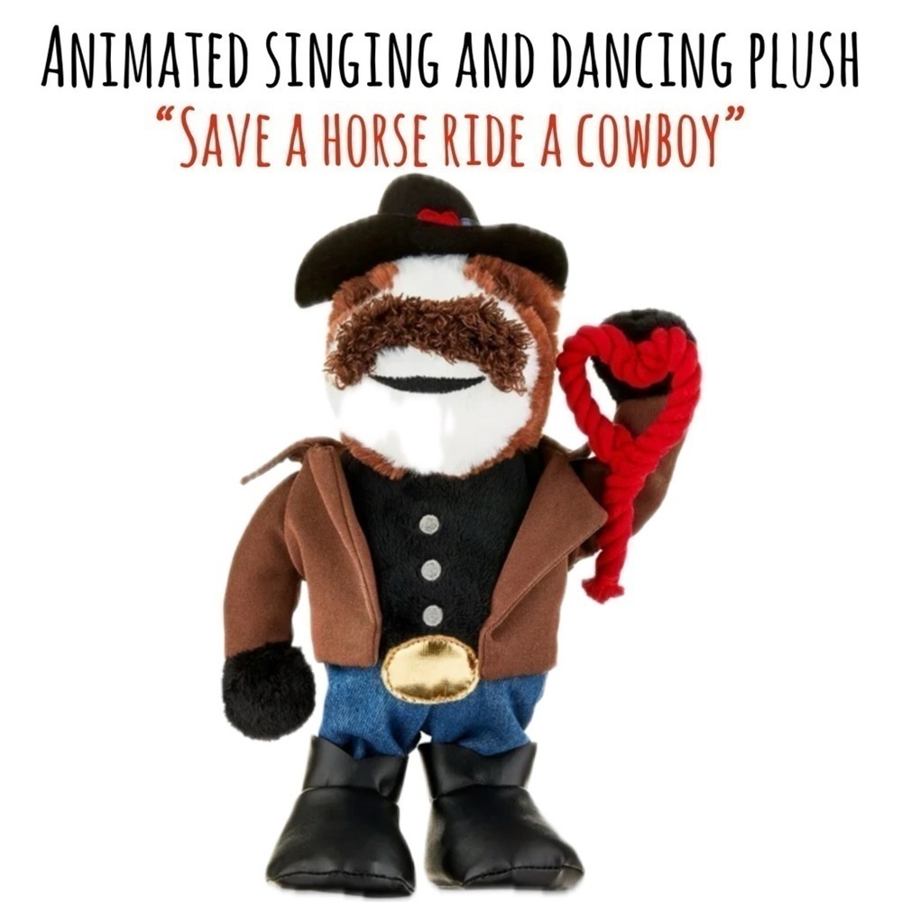 Save a Horse Ride a Cowboy 🎶 Animated Valentine’s Day Plushie